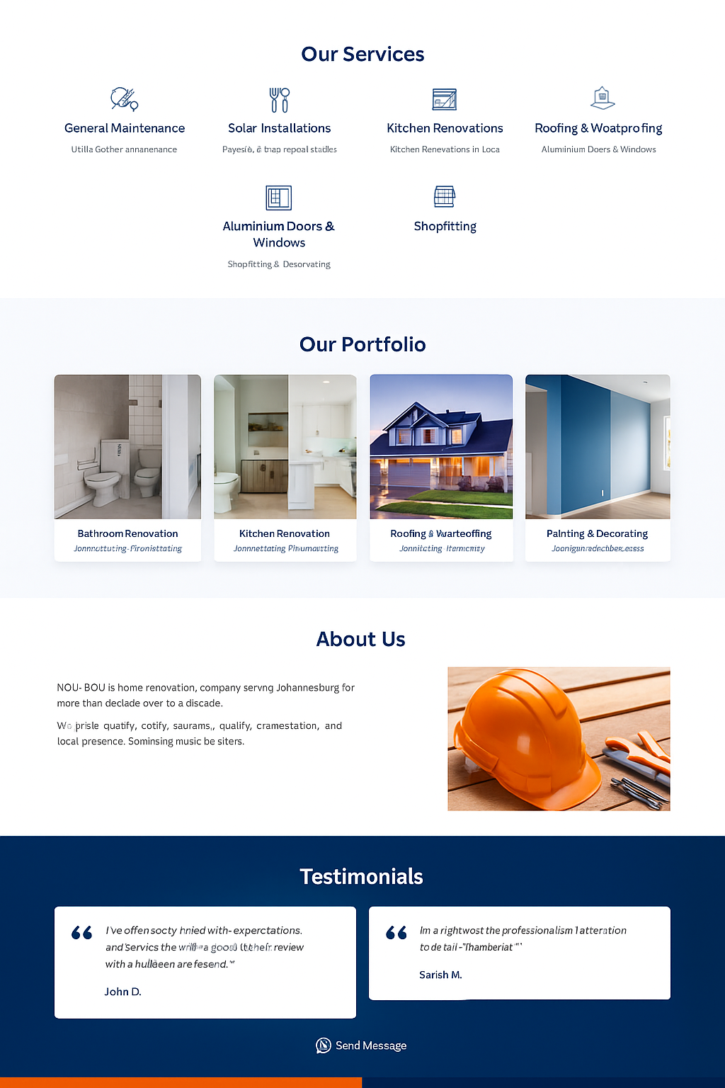 Living room after renovation