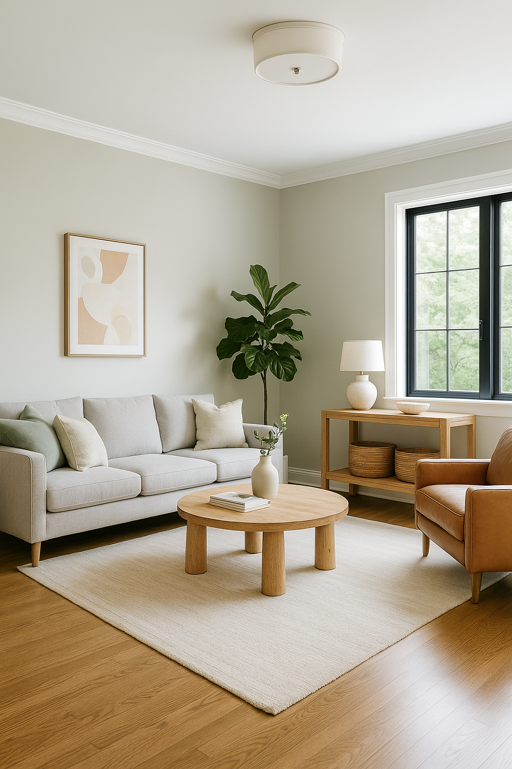 Living room before renovation